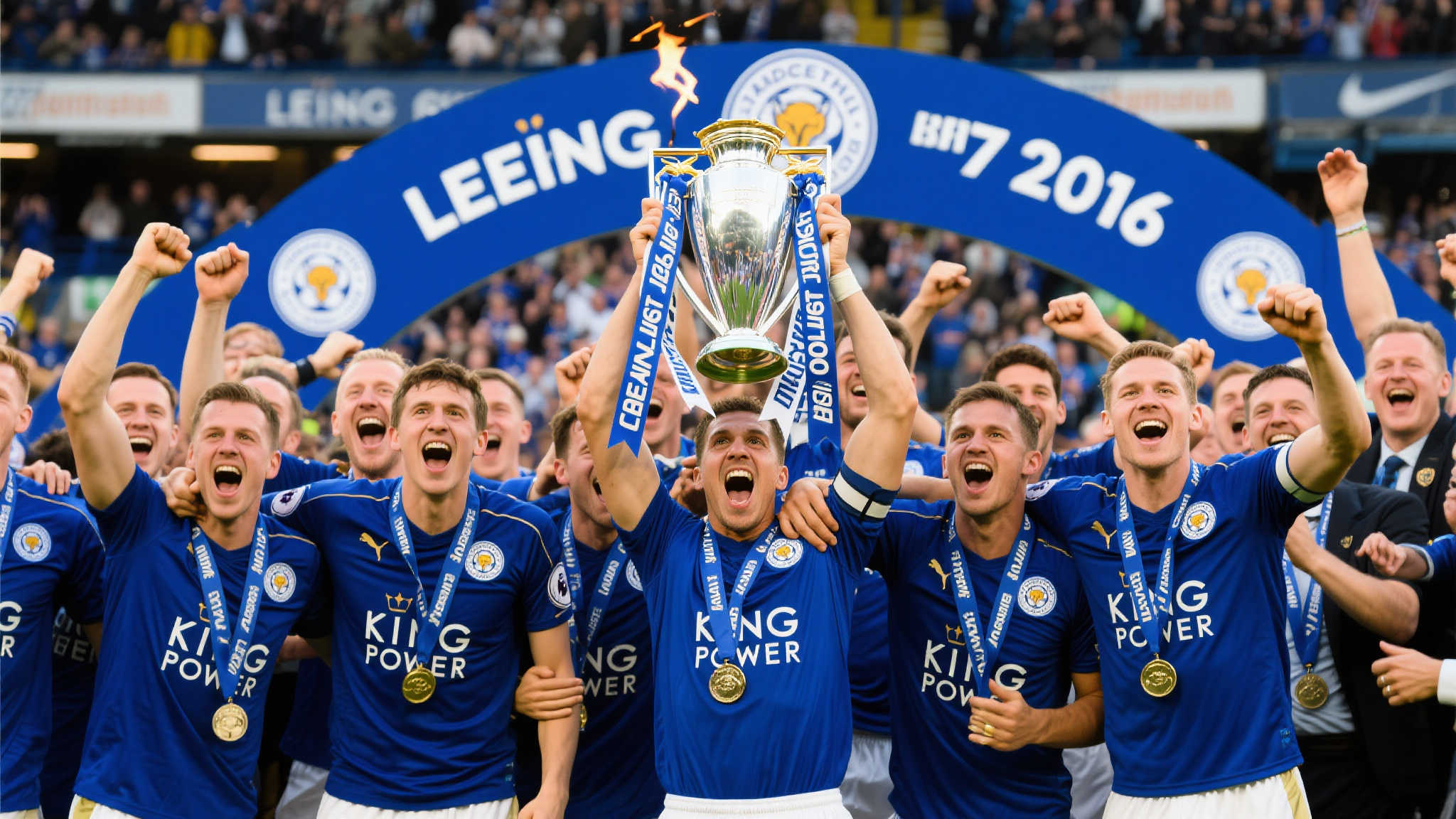 十四年沉浮:从石油资本到欧冠的精彩较量 2016年的莱斯特城可能最能表达这种精神,他们没有